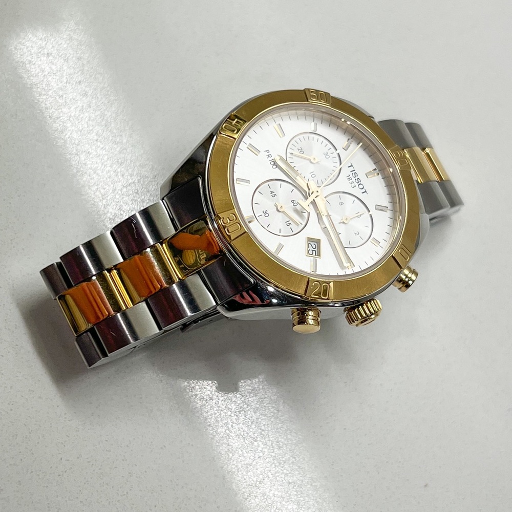 Tissot PR 100 Sport Chic Chronograph 38MM Watch